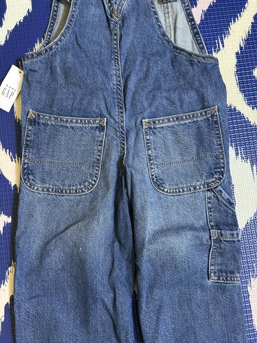 100% Cotton- NEW! BabyGap Denim Overalls Sz. 5yrs. by Loving Kindness Everyday - Picture 7 of 16