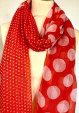 Ladies Spotty designed scarf. 130x 110cm , Christmas Sales