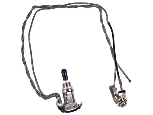 Wired Switchcraft 3 way toggle switch + Switchcraft jack