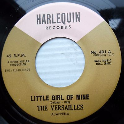 Die Versailles Acappella Doowop 45 Little Girl Von Mine / TEENAGER Dream F2650