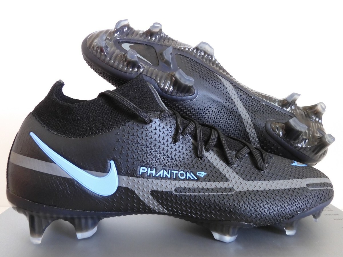 Nike Phantom GT2 Elite DF FG Black Grey Soccer Cleats CZ9889 004 Mens Size 8 Nike Phantom GT2 Elite DF FG Black Blue – Villegas Footwear main image 3