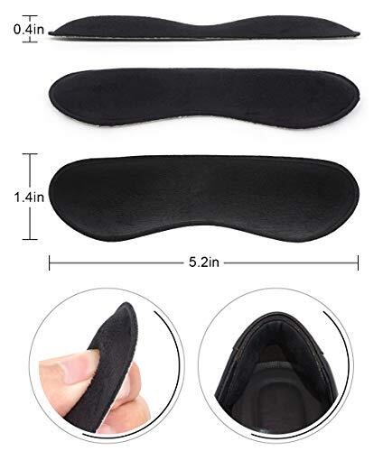 Dr. Foot's Heel Grips Liner Insert for Shoes Too Big, Shoe Beige & Black - Bild 3 von 6
