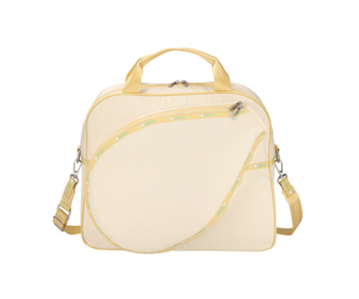 LeSportsac AEC Tennis Bag Blanc de Sable 3892.E591 Beige Nylon FedEx Ship