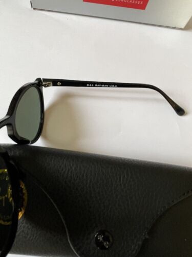 GAFAS DE SOL Ray-Ban B&L U.S.A W1528 ESTILO GATSBY 7 FRESA NEGRAS BRILLANTES AÑOS 90 - Imagen 19 de 24