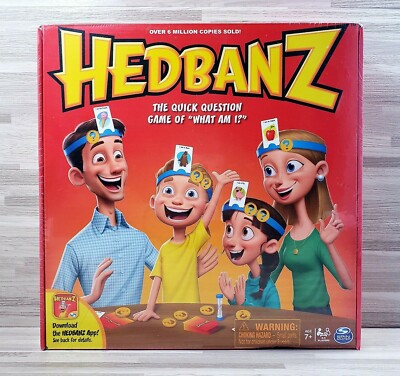 Hedbanz The Quick Question Game of  What Am I?  2nd Edition Family Fun