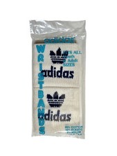 vintage adidas wristbands youth adult OSFA deadstock NIP NWT 80s made in USA