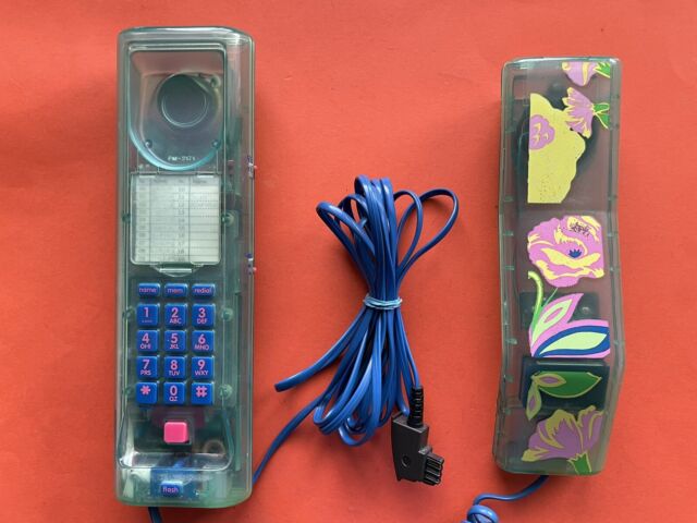 SWATCH Deluxe TELEFON D DL 1 Design POP ART 80 oVp 3 2 III Swiss TWIN Phone 1989