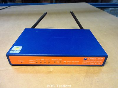 CHECKPOINT SBXWD-166LHGE-5 VPN-1 Edge W ADSL Firewall Wireless Security 2X ANTEN
