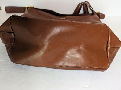 Vintage Coach 19893 Legacy Hobo Cognac XL Leather Shoulder Handbag