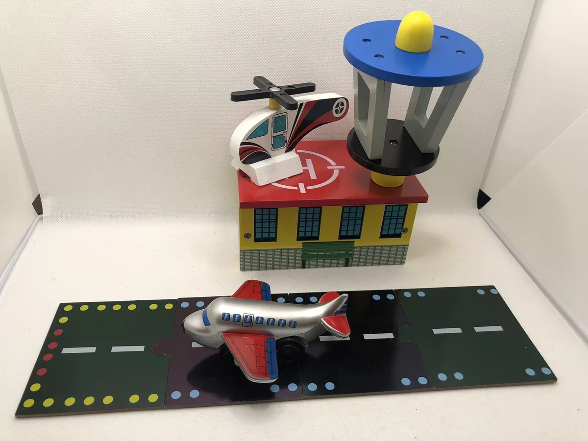 KidKraft Helipad Airport Runway Thomas Brio Compatible Wooden
