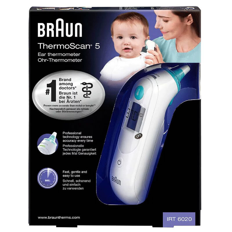 Braun ThermoScan 7 IRT6520/5 IRT6020 Baby/Adult Digital Ear Thermometer eBay