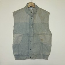 Vintage 1990  s Jordache 2 Tone Denim Vest, Deadstock NWT, Size Medium