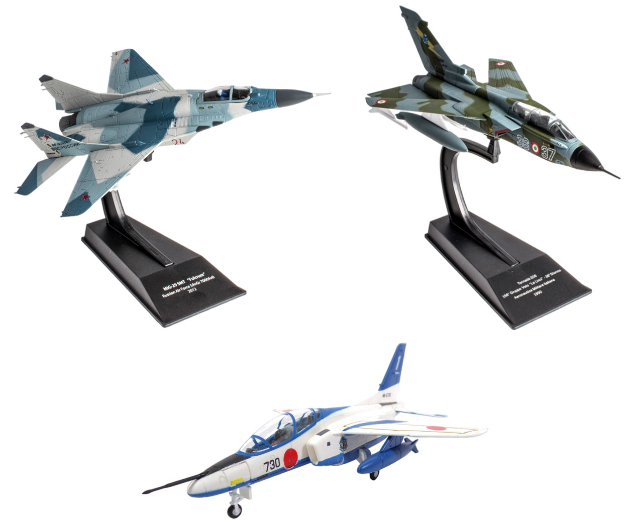MIG-29 avion militaire 1:100 lot de 3 modèles réduits montés sans collage pour collectionneur