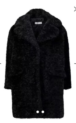 Monnalisa teenage real fur look coat size M / 16 years / 166 cm -50%