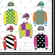 Boston International - Jockey Silks Luncheon Napkins - L017500