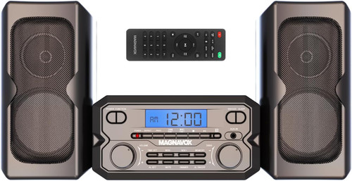New ListingMm435M-Bk 3-Piece Compact Cd Shelf System with Digital Fm Stereo