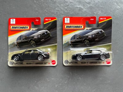 2x Matchbox Holden VF Commodore SSV 106/125 2025 1:64 Modellauto Opel Vauxhall