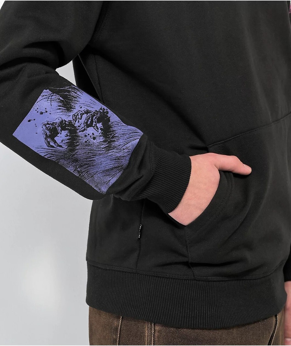 Primitive Skateboarding Men's X Creep Show Embroidered Black
