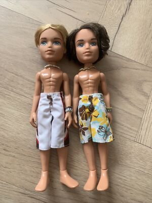 Original 2000 s Bratz Spring Break Boyz X 2 Collectors Item