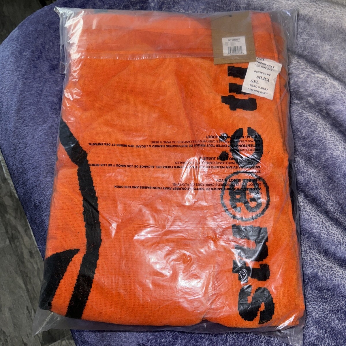 新品未開封 22ss STUSSY × CPFM CACTUS TOWEL Cactus Plant Flea Market x Stussy - CPFM Orange Logo Beach