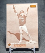 Daulton Varsho Sepia Foil 2023 Stadium Club Baseball Card #58 Toronto Blue Jays