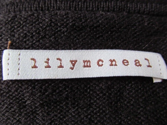 Nuevo Top Lily McNeal Negro Con Capucha Lana Merino Manga Larga Talla Pequeña Foto 4 de 4