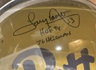 Tony Dorsett Signed Auto Pitt Panthers Cowboys Helmet Inscriptions JSA Sticker🔥 — photo 2