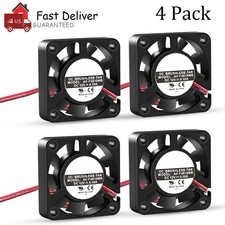 4PCS DC12V Cooling Computer Case Fan 4010 40x40x10mm PC 3D Printer 2Pin US Stock
