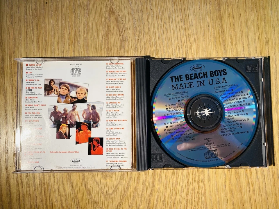 The Beach Boys ‎– Made In U.S.A. - Imagen 2 de 3