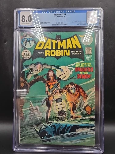 Batman #235 High Grade Ra's Al Gul Bronze Age Neal Adams Cover DC 1971 CGC 8.0