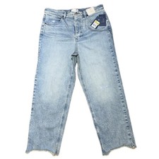      UNIVERSAL THREAD NWT Highest Straight Ankle Jeans  Raw Hem Streetwear  12