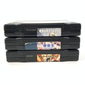 SNK NEOGEO ROM Lot of 3 Fatal Fury Special / Super Sidekicks etc. Tested 5088 UT