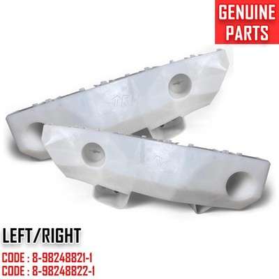 Pair LR Front Bumper Brackets Support For Isuzu D-max Pickup 2015-2018
