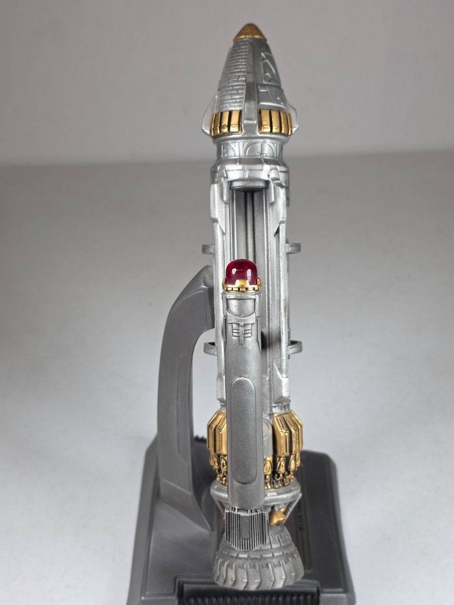 Star Trek Phoenix First Warp Ship Franklin Mint Pewter Model w