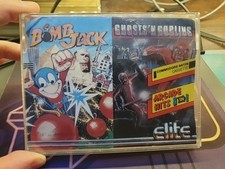 CCOMMODORE 64 ORIGINAL GAME ON CASSETTE BOMB JACK GHOST AND GOBLINS image