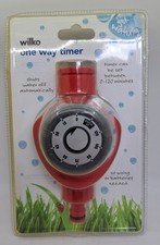 Wilko One Way Garden Water Timer Hose Tap Irrigation Automatic Shut Off 0–120 Mi
