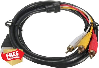 JDYYICZ HDMI to RCA Cable 5ft
