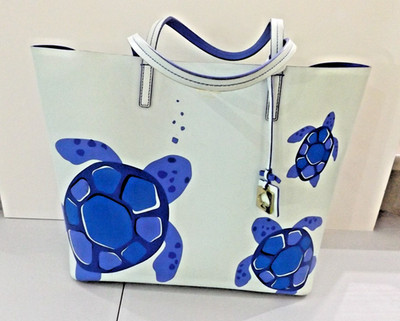 Kate Spade Large Sea Turtle Tote Bag