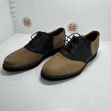 Roundtree & Yorke Men's Black and Brown Oxfords Size 8 Made In USA