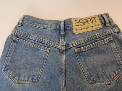 Vintage Espirit Ladies Jeans High waist Size 11/28 Made in USA 100% Cotton