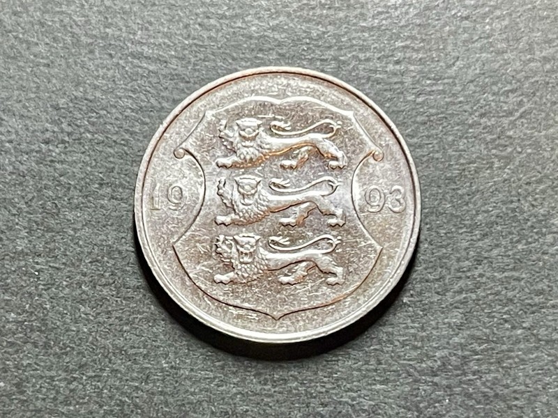 Estonia 🇪🇪 1 kroon • 1993 KM# 28 23.35mm We Combine Shipping!