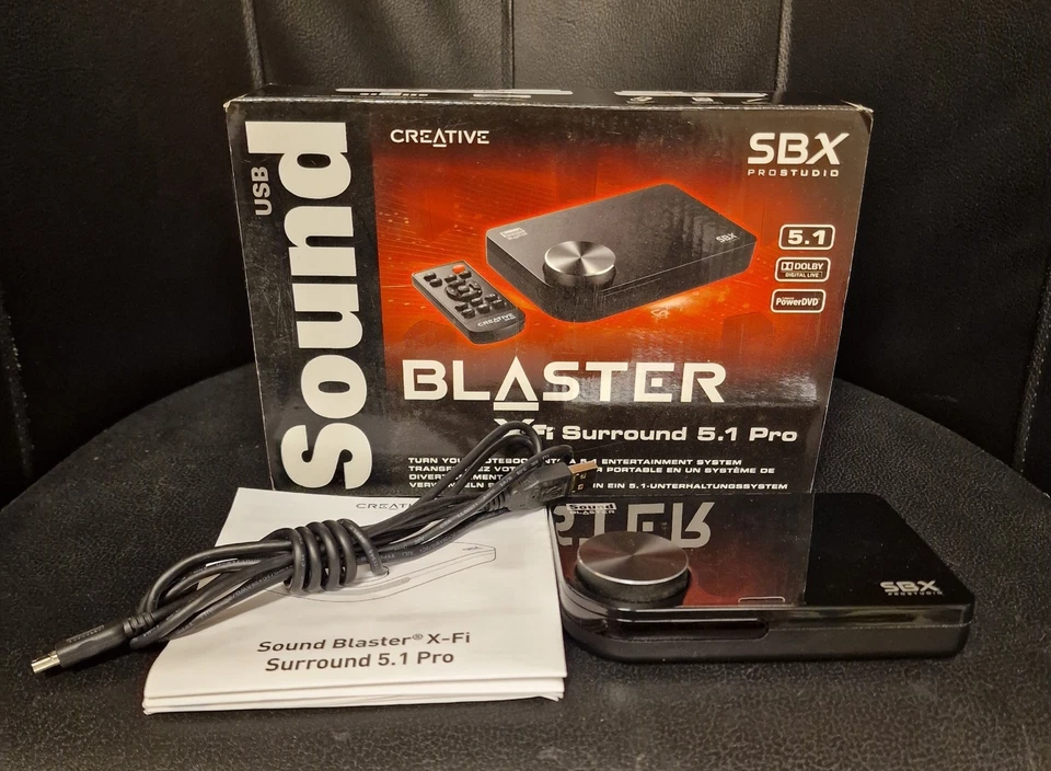 CREATIVE SOUND BLASTER X-FI SORROUND 5.1 COME NUOVA + 2 OMAGGI LEGGI DESCRIZIONE - Immagine 4 di 4