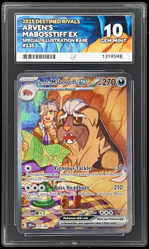 Arven's Mabosstiff ex SAR 235/182 Destined Rivals 2025 Pokémon TCG ACE 10