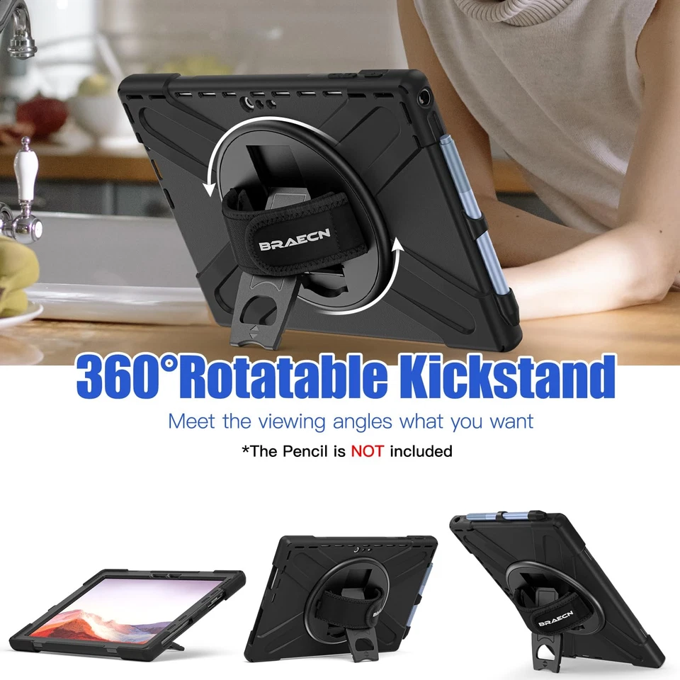 Silicone Case for Microsoft Surface Pro 7+ Plus/Pro 7/6/5/4 12.3 inch Shockpr... - Image 4 of 4