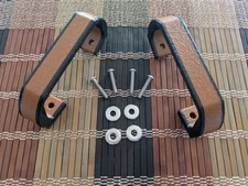 Cfmoto Highland U10 Pro 2025+ Driver Passenger Grab Handle (Black/Brown-Center)