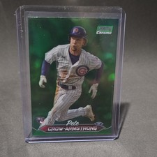 Topps 2024 Stadium Club Chrome Green Pete Crow-Armstrong Rookie Cubs #29