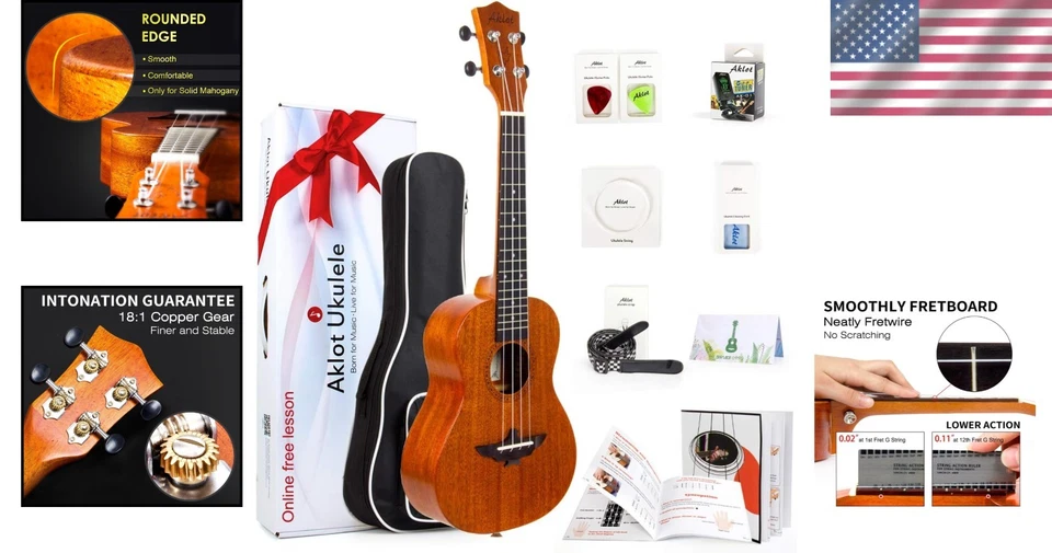 Concert Ukulele with Free Online Courses - Image 2 of 4