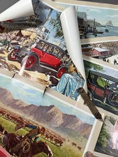 Vintage Humble Oil Great Moments in American History Art Poster Lot of 6