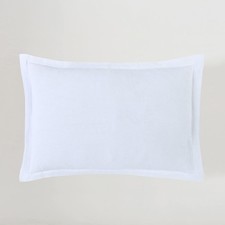 SIJO Premium Stone Washed 100 French Linen Shams, 2-Pack, Small Batch Sourced