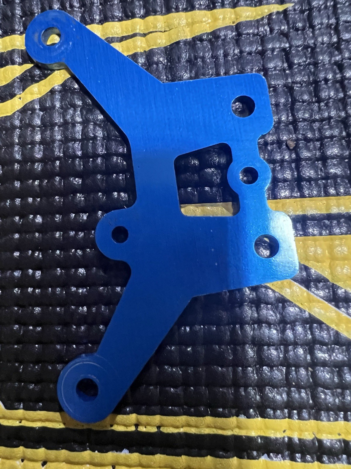 OFNA 40030 Ravager 4.6/Violator 9.5 Blue Aluminum Front Top Plate - Used